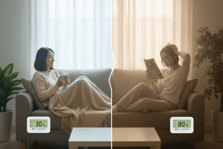 Gesa Vertes erklärt, wie Luftfeuchtigkeit und Temperatur unser Wohlbefinden steuern