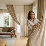 Textile Architektur im Wohnraum – Gesa Vertes über Stoffe und Vorhänge als raumbildende Elemente